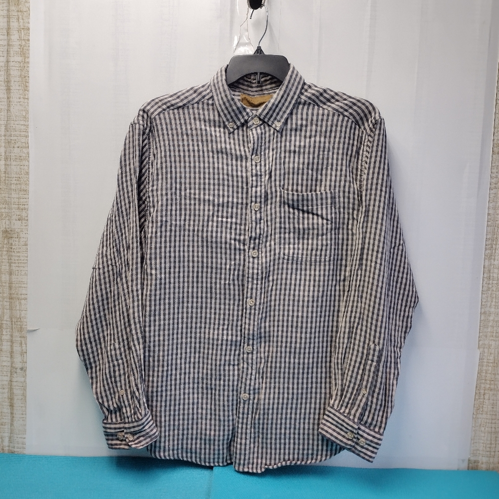 Clearwater Outfitters Men's Button Up Plaid Shirt L